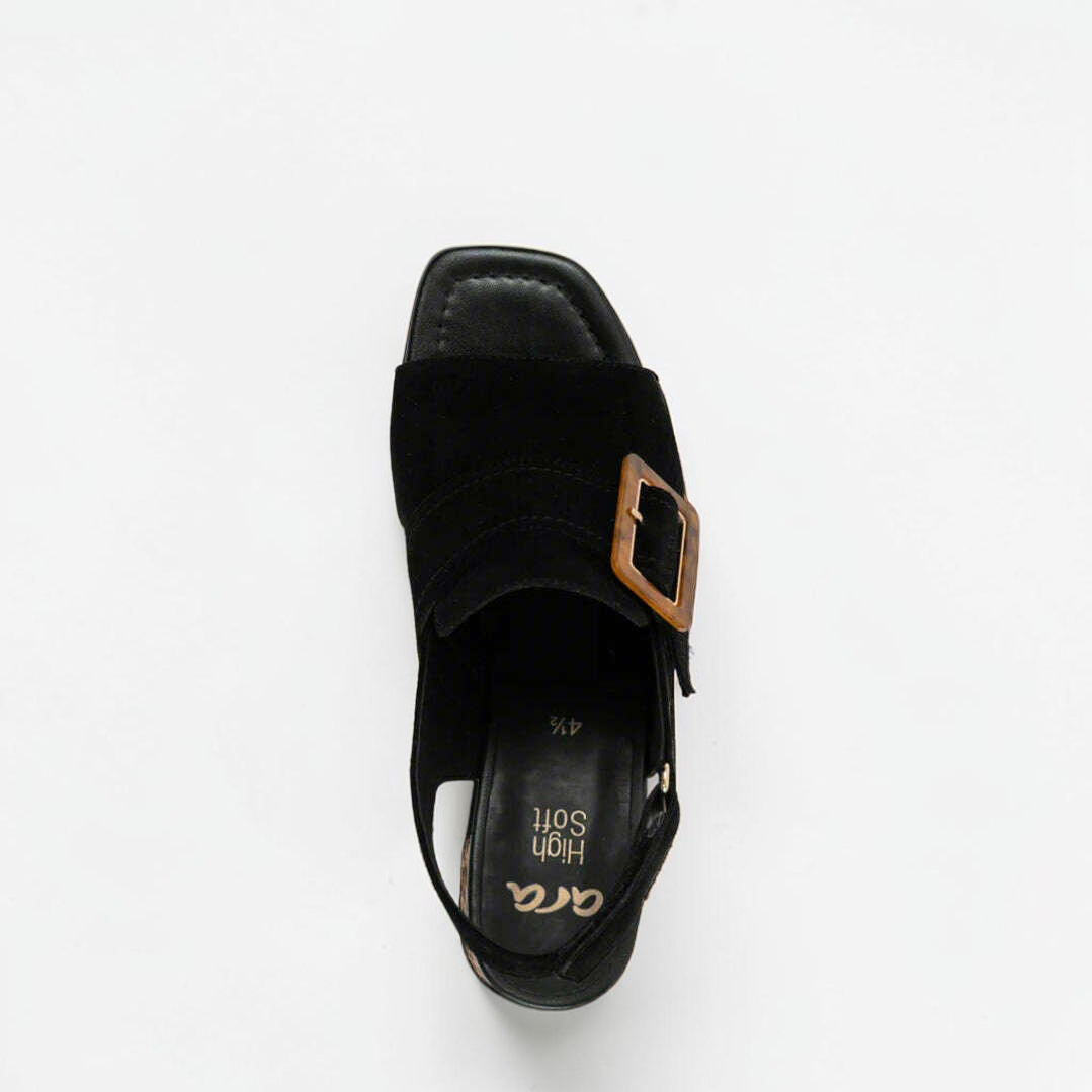 ARA Bruges Heeled Sandal, Sandals, Ara, Plum Bottom