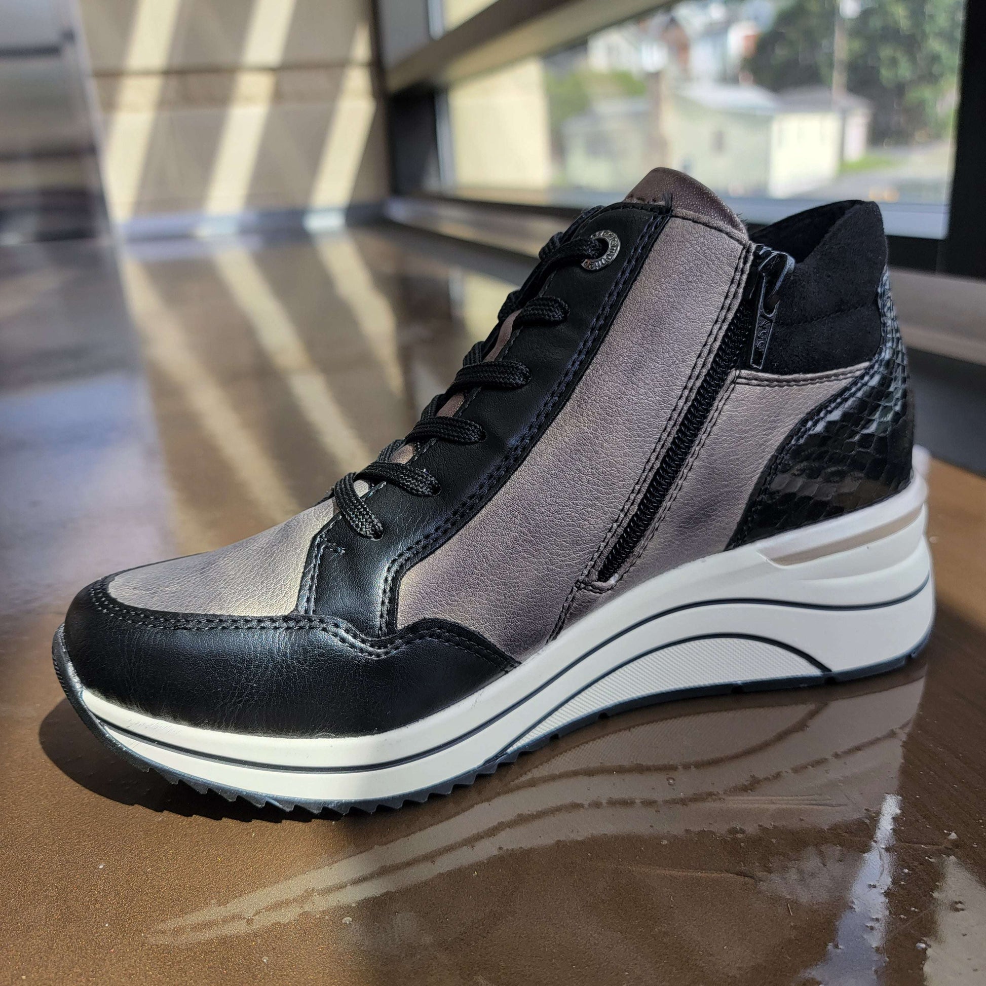 Remonte -  D0T70-01, Sneakers, Remonte, Plum Bottom
