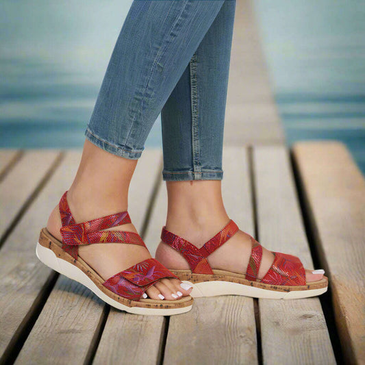 REMONTE - R6860, Sandals, Remonte, Plum Bottom