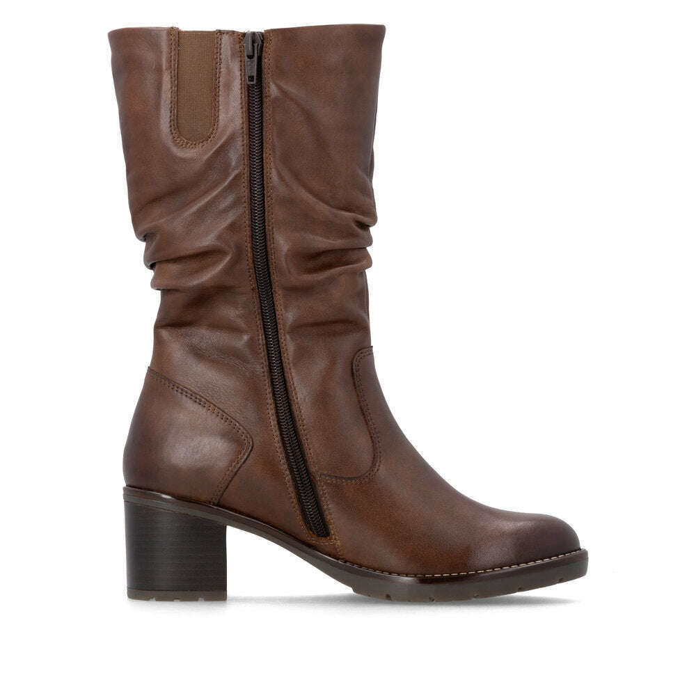 REMONTE D2A79 Midcalf Boot, Boots, Remonte, Plum Bottom