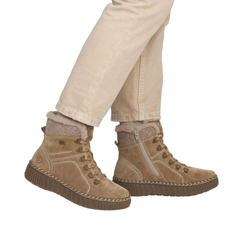 REMONTE D4A70 Winter Boot, Boots, Remonte, Plum Bottom