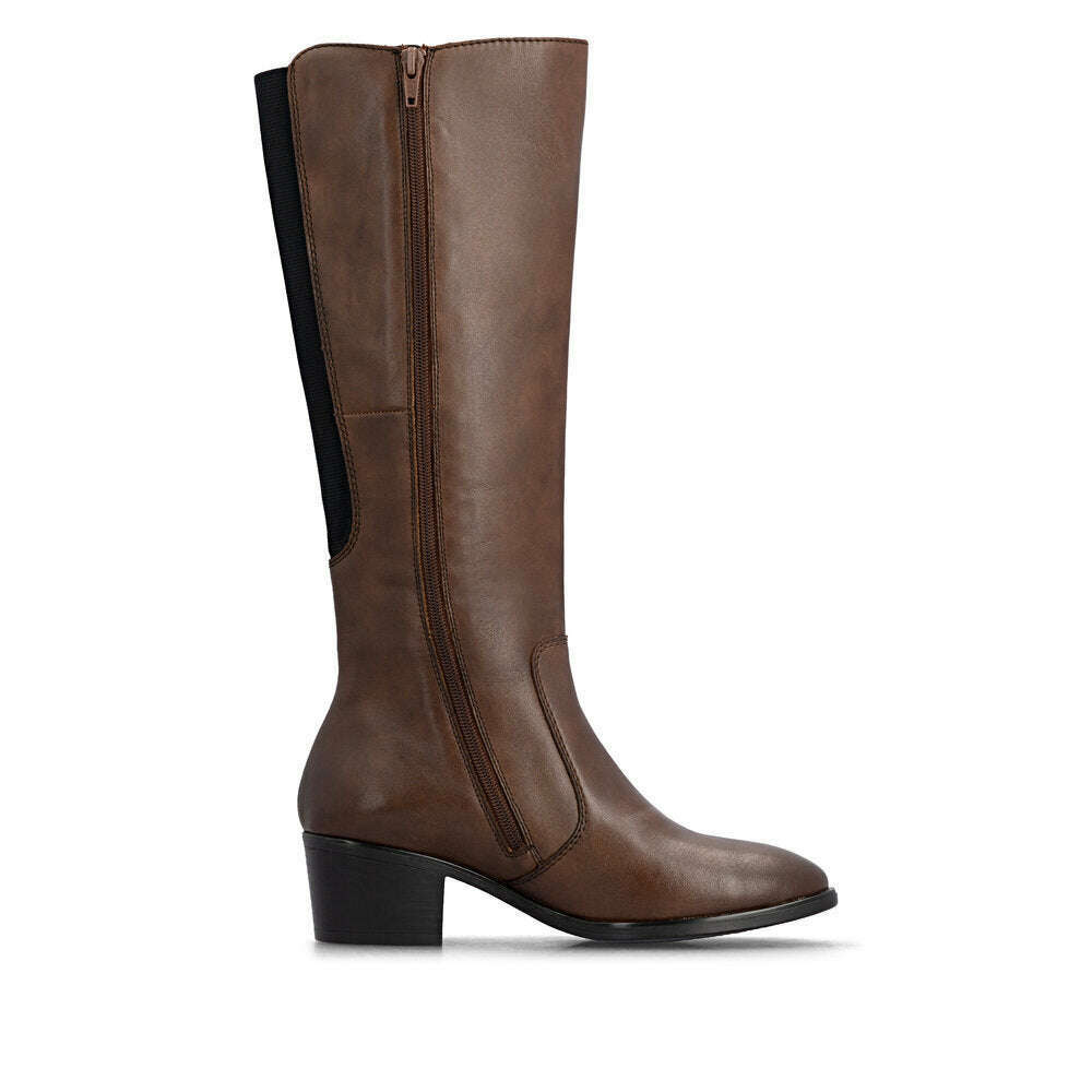 Rieker 73955 Tall Boot, Boots, Rieker, Plum Bottom