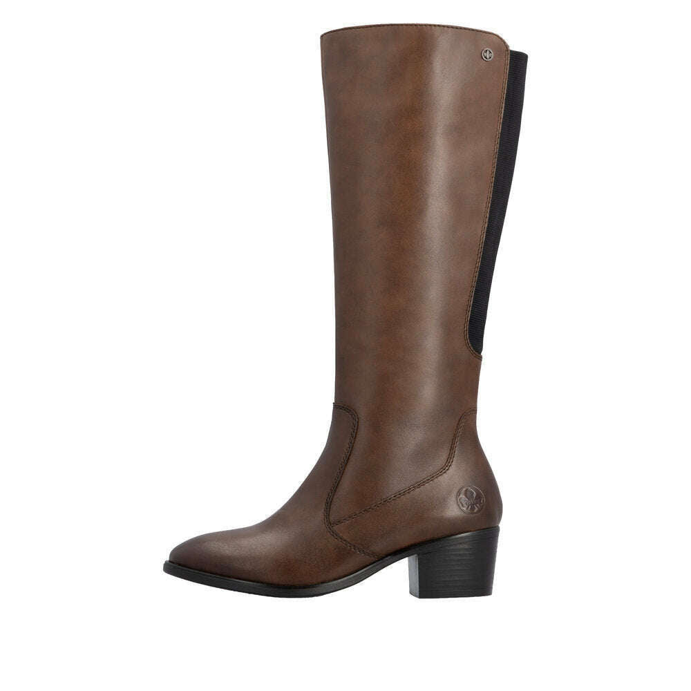 Rieker 73955 Tall Boot, Boots, Rieker, Plum Bottom