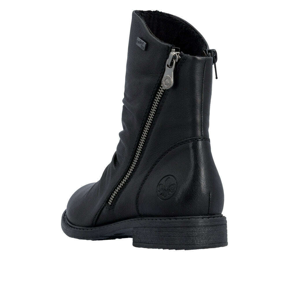 RIEKER 74853 Low Heel Boot, boots, Rieker, Plum Bottom