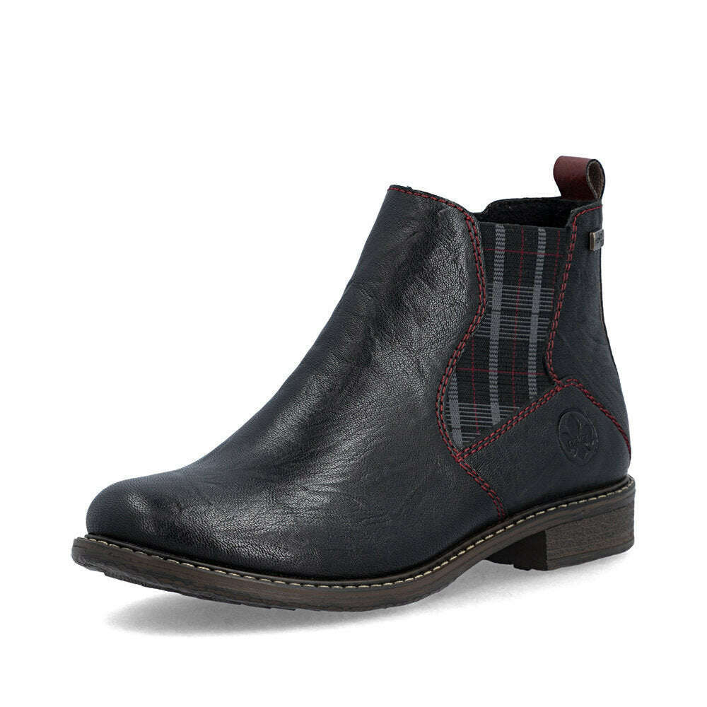 Rieker 74860 Chelsea Boot, Boots, Rieker, Plum Bottom