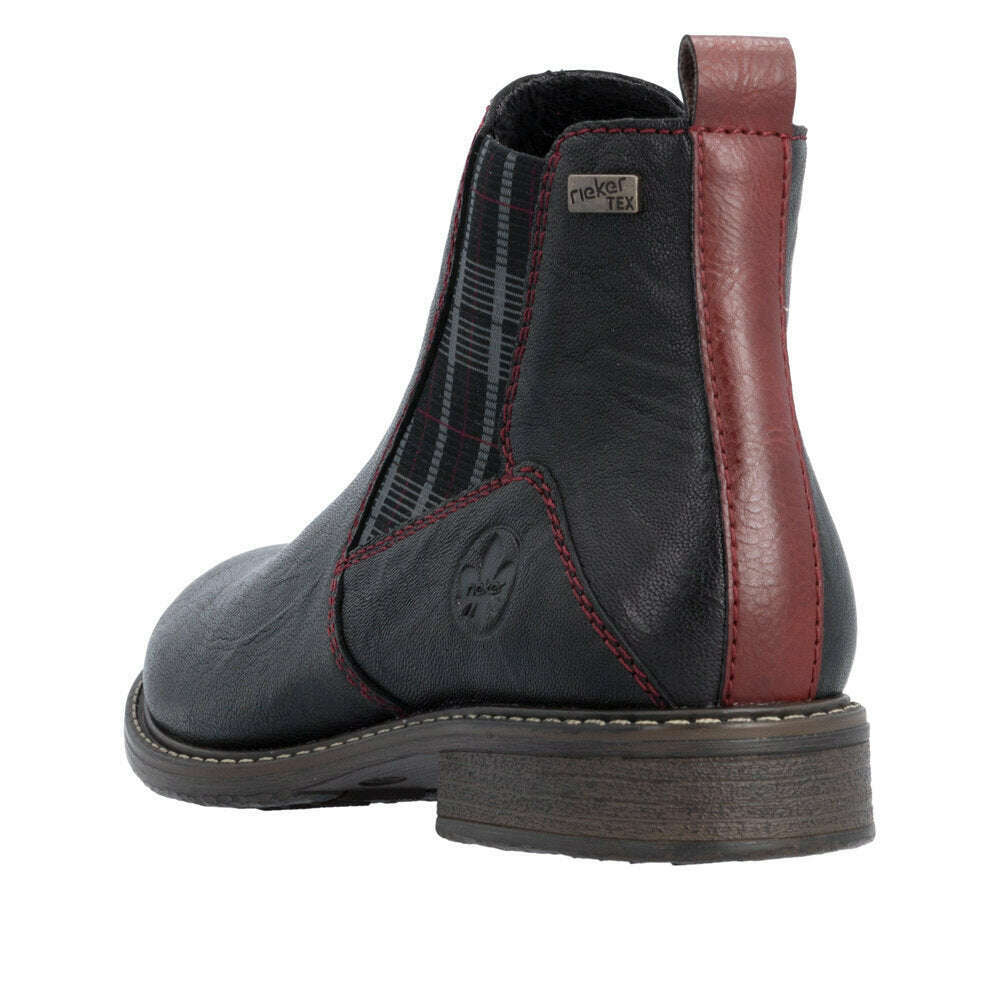 Rieker 74860 Chelsea Boot, Boots, Rieker, Plum Bottom