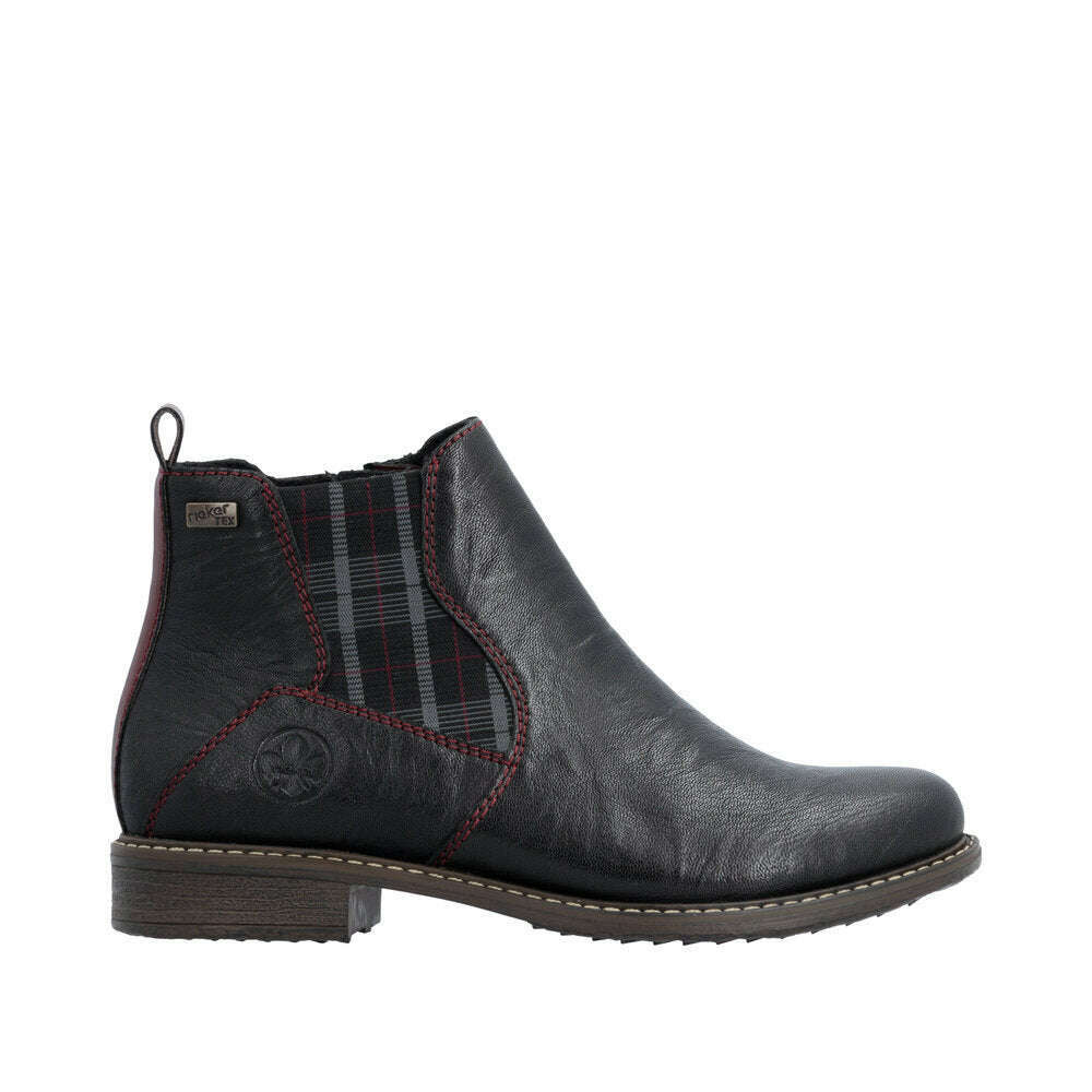 Rieker 74860 Chelsea Boot, Boots, Rieker, Plum Bottom