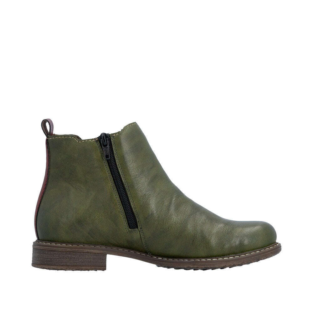 Rieker 74860 Chelsea Boot, Boots, Rieker, Plum Bottom