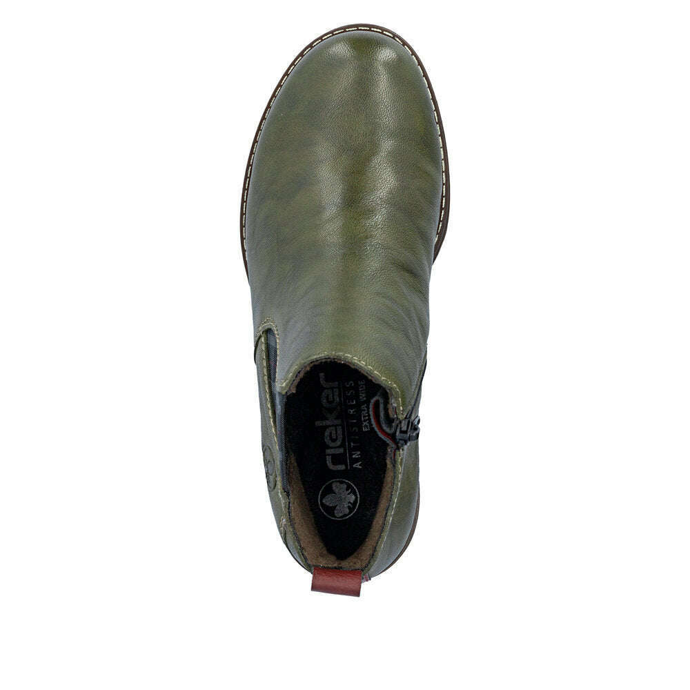 Rieker 74860 Chelsea Boot, Boots, Rieker, Plum Bottom
