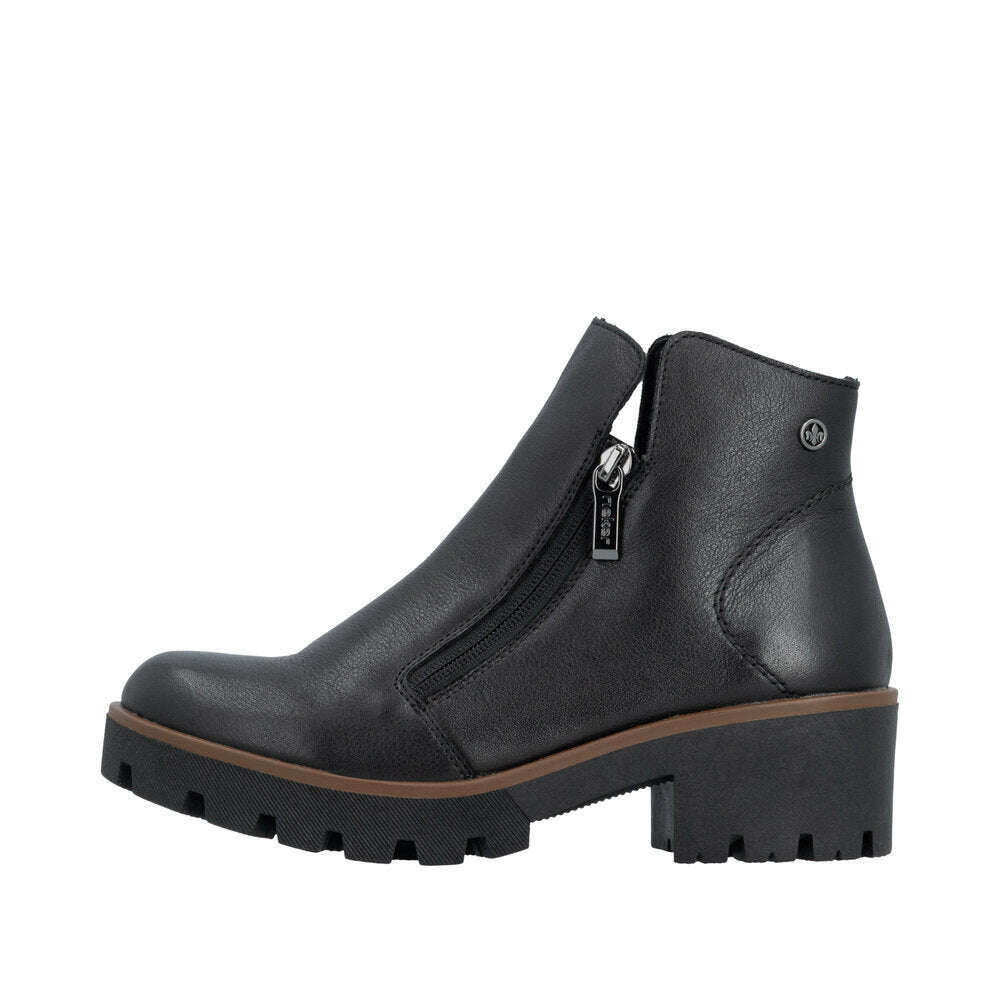 Rieker 79254 Lug Sole Boot, Boots, Rieker, Plum Bottom