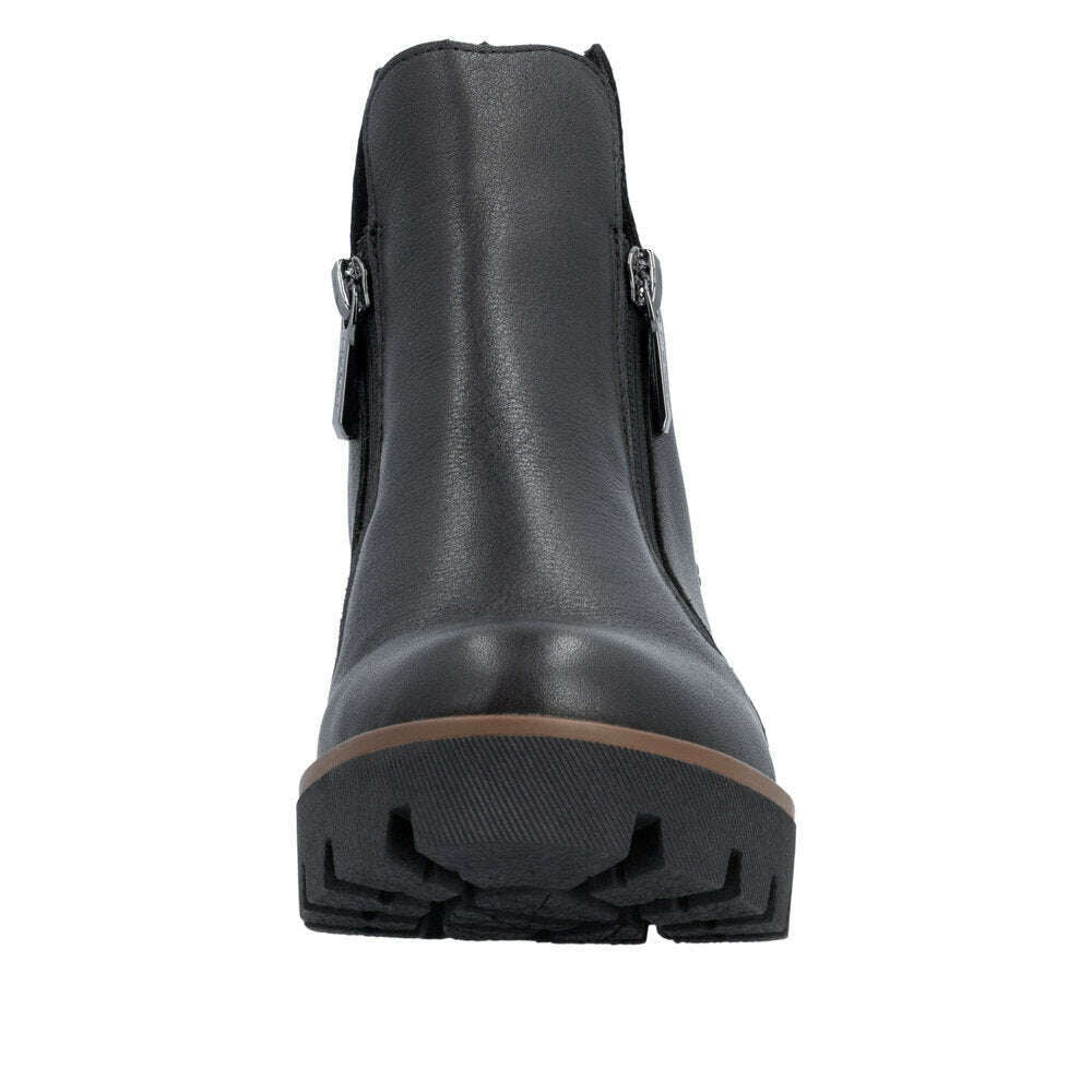 Rieker 79254 Lug Sole Boot, Boots, Rieker, Plum Bottom