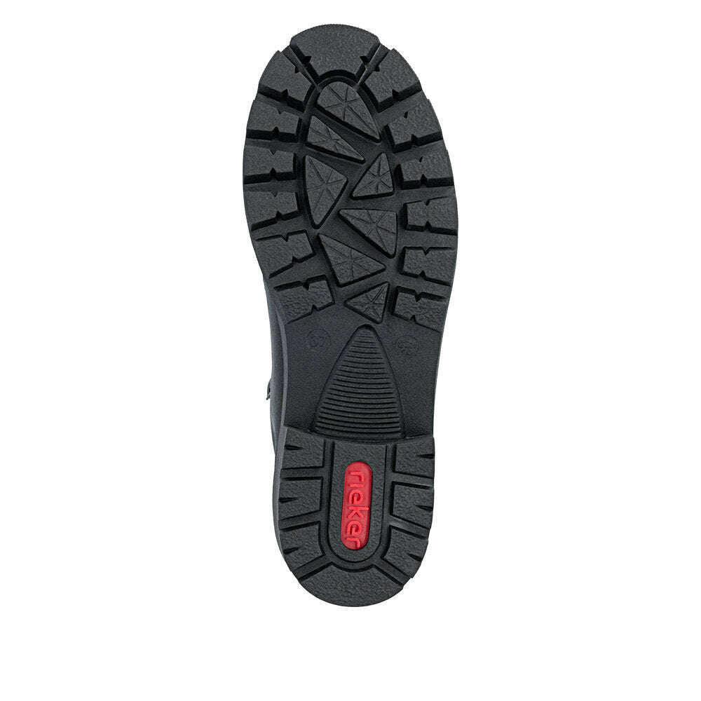 Rieker 79254 Lug Sole Boot, Boots, Rieker, Plum Bottom