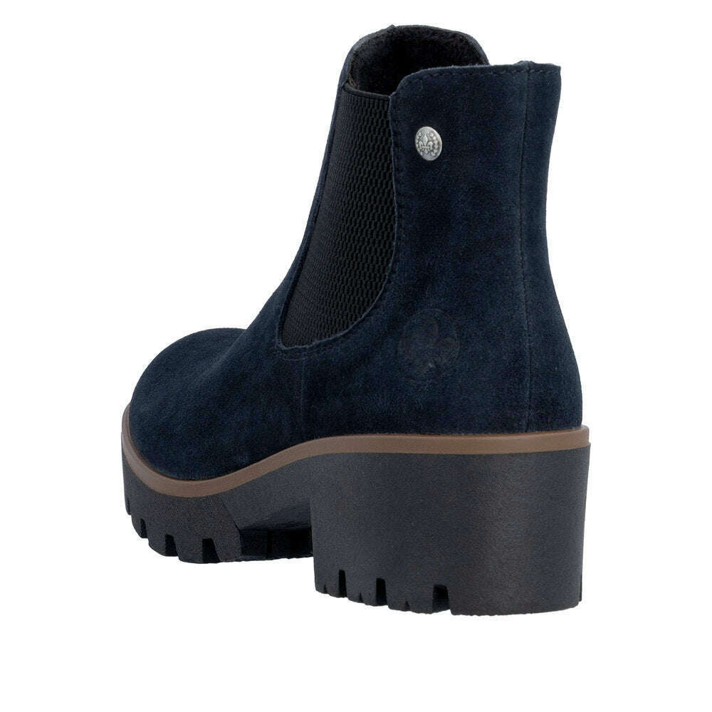 Rieker 79265 Navy Chelsea Boot