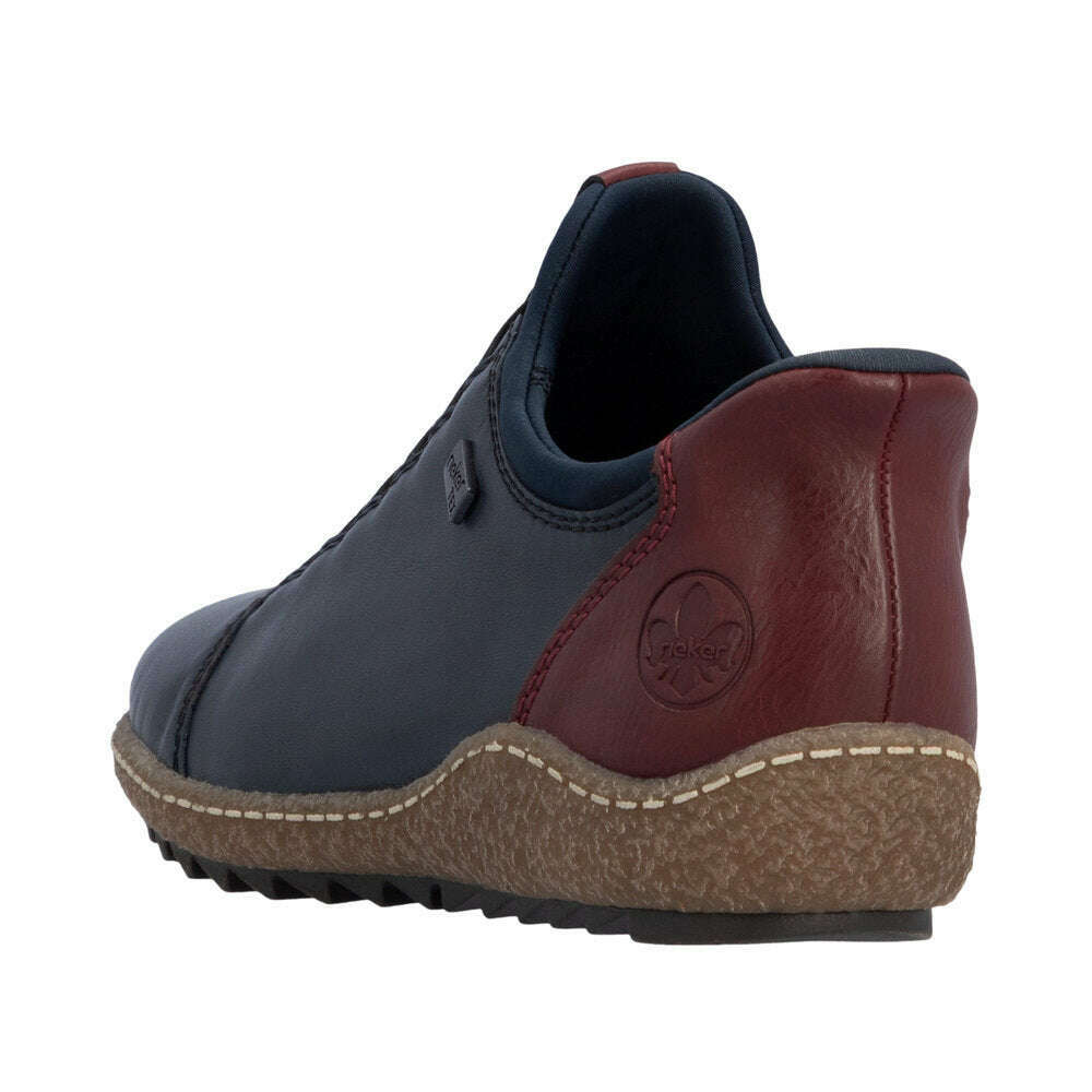 Rieker L7562 Slip-on Boot, Boots, Rieker, Plum Bottom