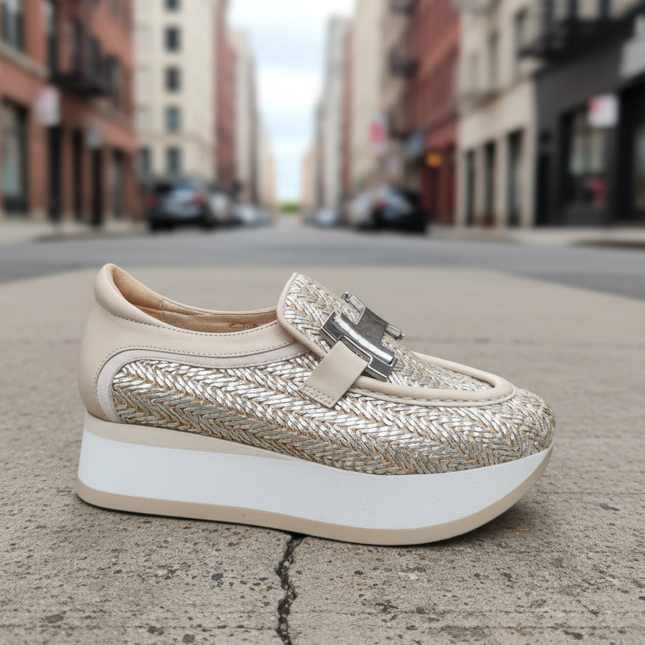 Softwaves Metallic Loafer