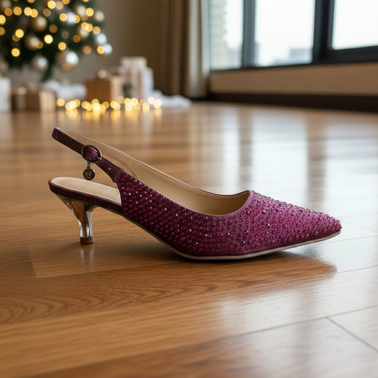 J. RENEE- Ferryanne in Burgandy