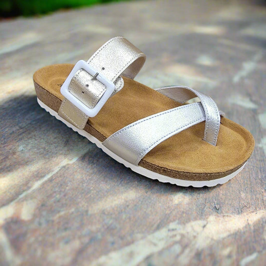 Naot - Fresno - Silver/Gold/White