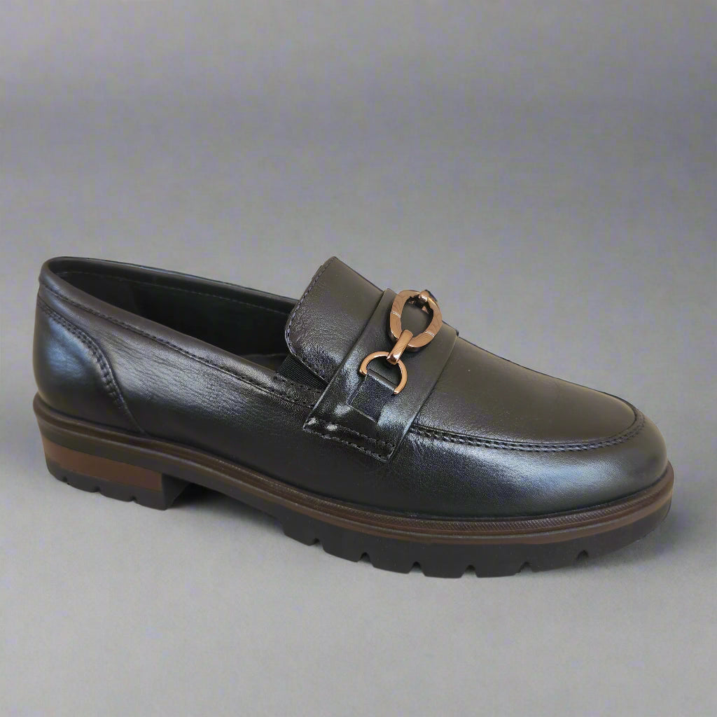 ARA Camellia loafer in black, navy or brown