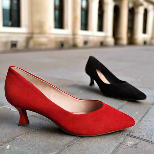 CAPELLI ROSSI Eliana in Red or Black Suede