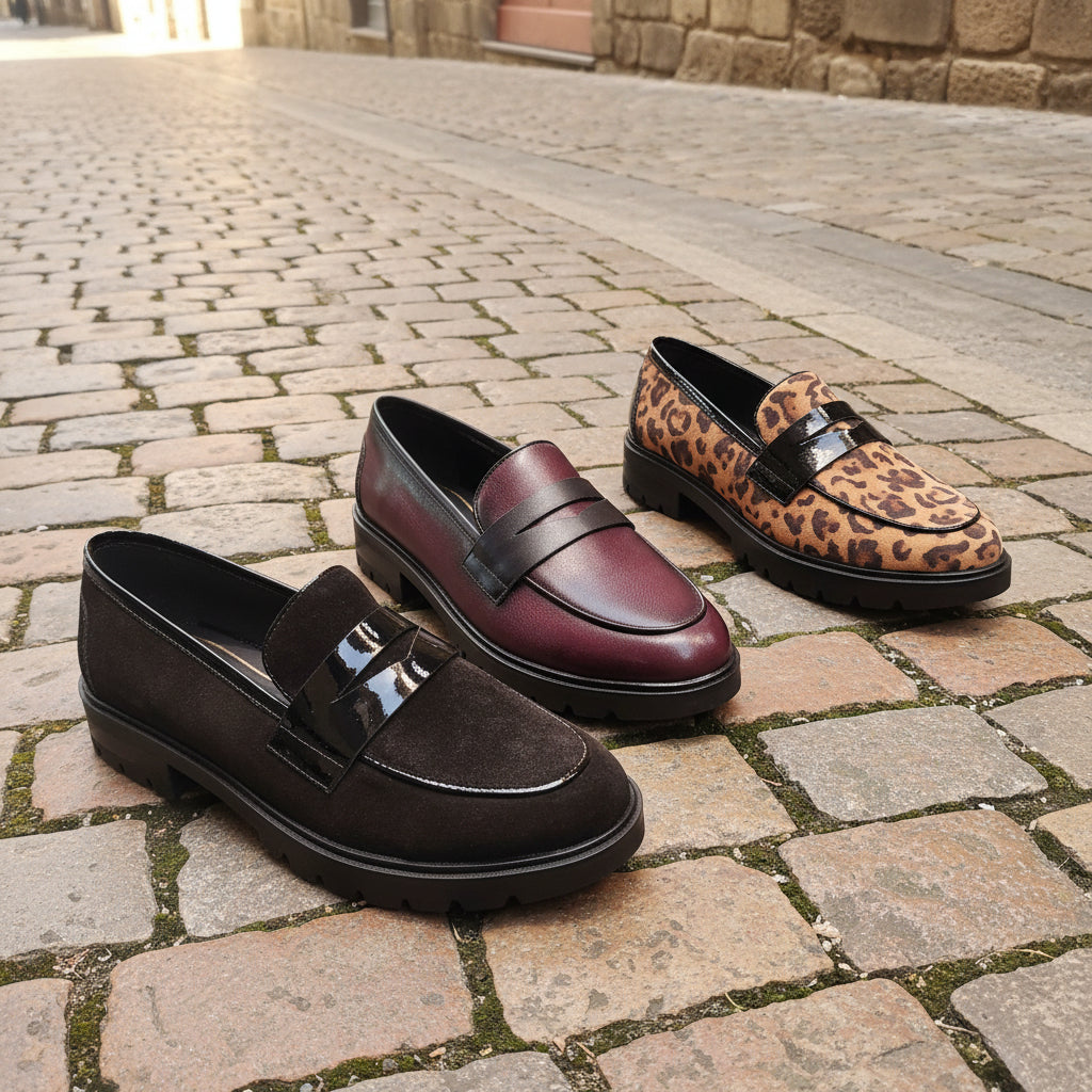 ARA Caladium 11229 Loafer, Loafers, Ara, Plum Bottom