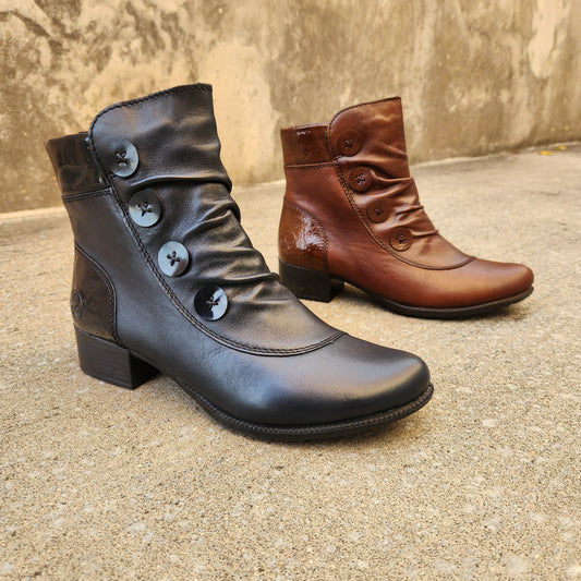 RIEKER 78659 Low Heel Boot