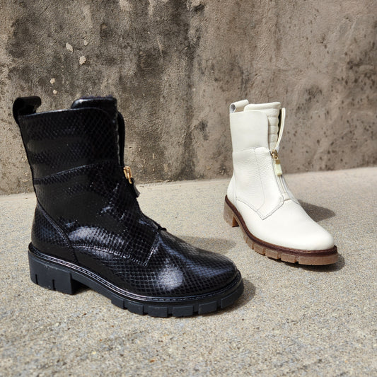 ARA- Deon 23130 Black Snake and Cream