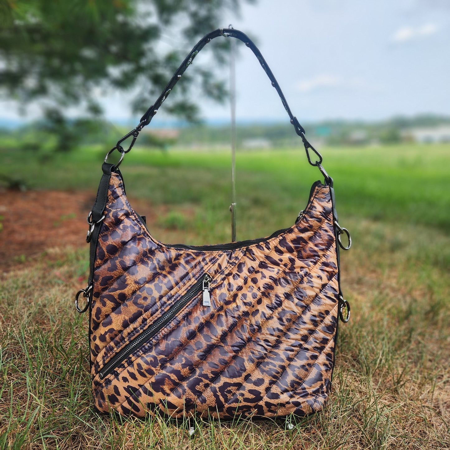 THINK ROYLN Icon Leopard Handbag