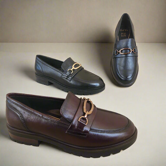 ARA Camellia loafer in black, navy or brown