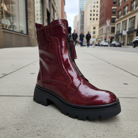 GABOR - 71.854.95 - Bordeaux Crinkle Patent