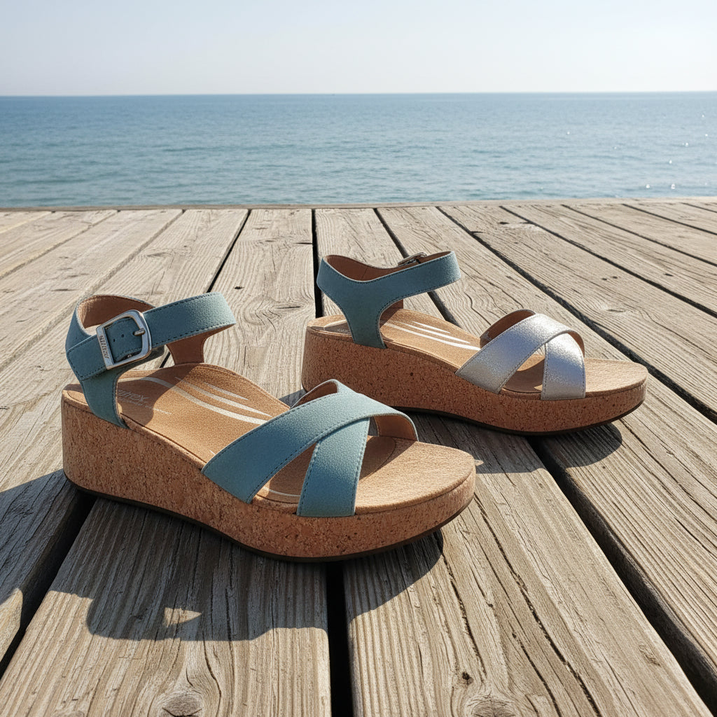 AETREX Flora Wedge Sandal