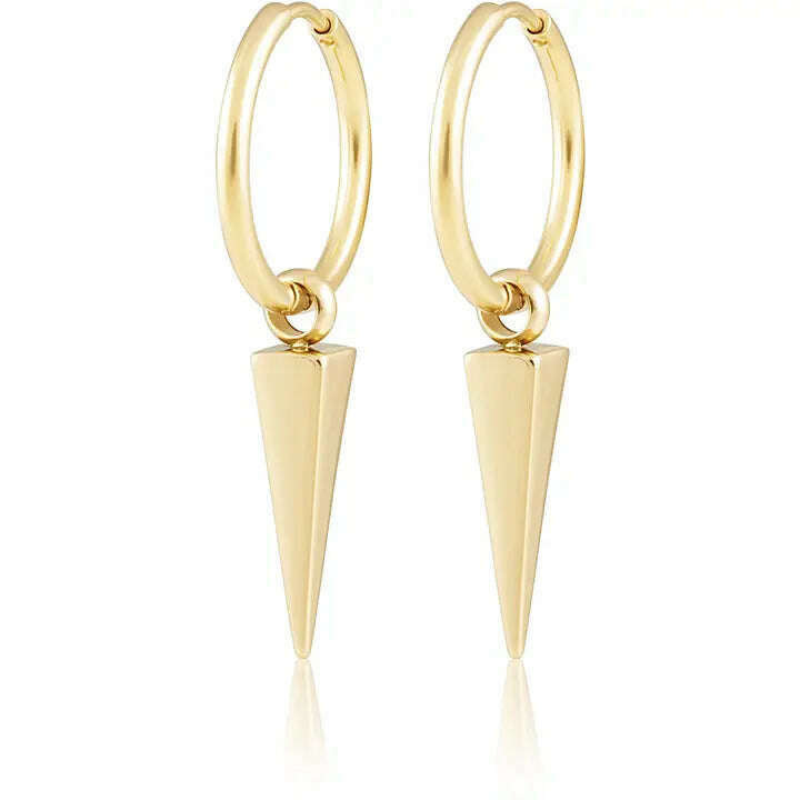 Sahira - Aria Spike Earring - Gold, ACCESSORIES, Sahira Jewelry, Plum Bottom