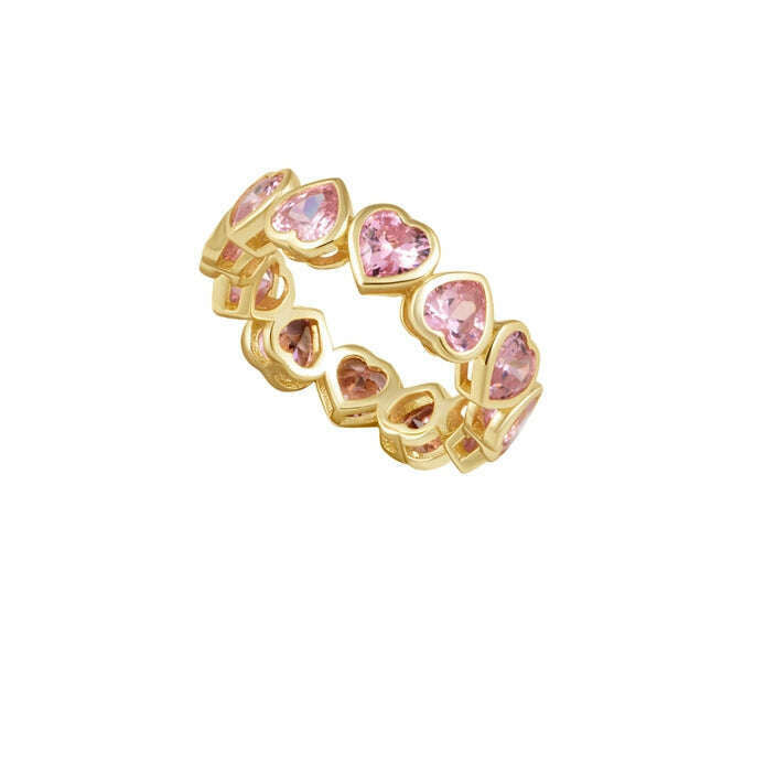 Sahira - Ring - Gold/Pink, ACCESSORIES, Sahira Jewelry, Plum Bottom