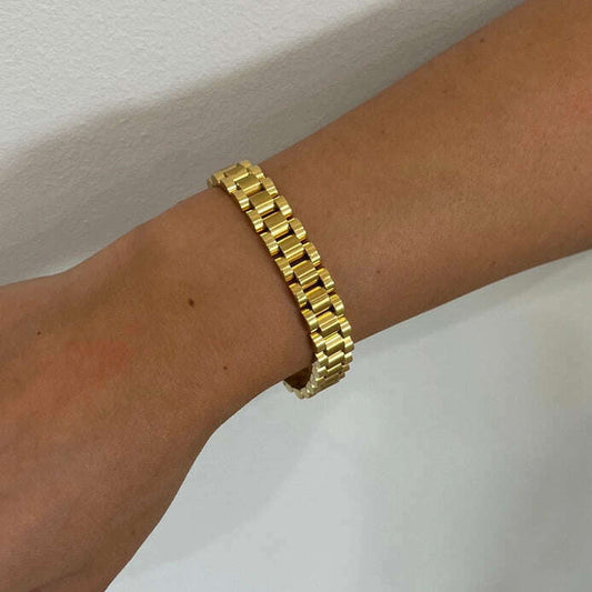 Sahira Jewelry - Bradley Watch Bracelet -  Gold, ACCESSORIES, Sahira Jewelry, Plum Bottom