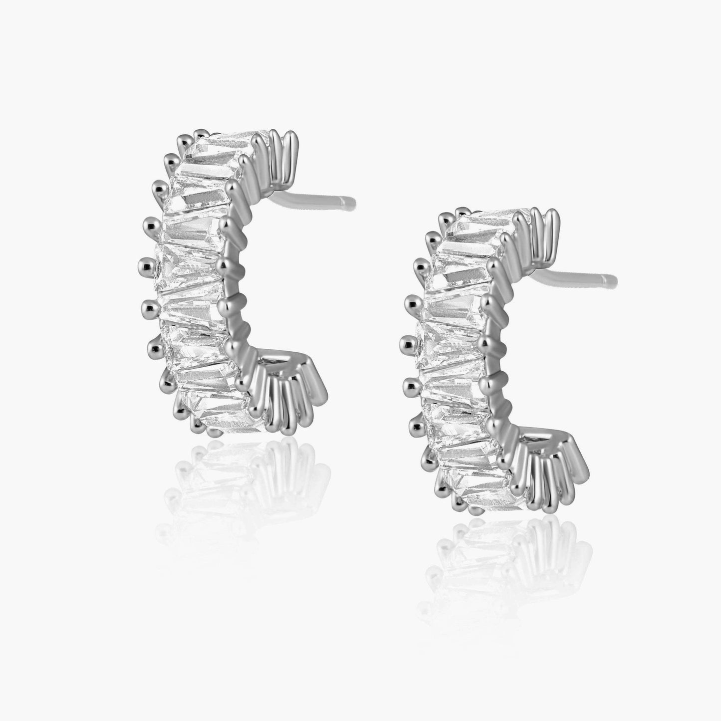 Sahira Jewelry Design - Dakota Mini Hoops: Gold, Earrings, Sahira Jewelry Design, Plum Bottom