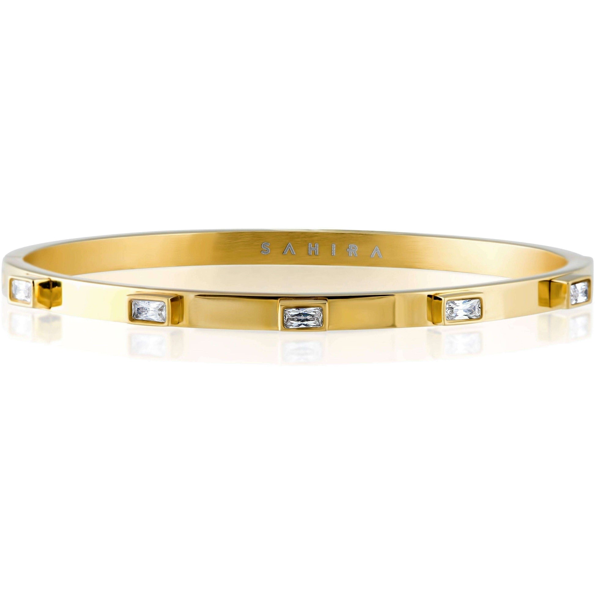 Sahira Jewelry Design - Diamond Baguette Bracelet, JEWELRY, Sahira Jewelry Design, Plum Bottom