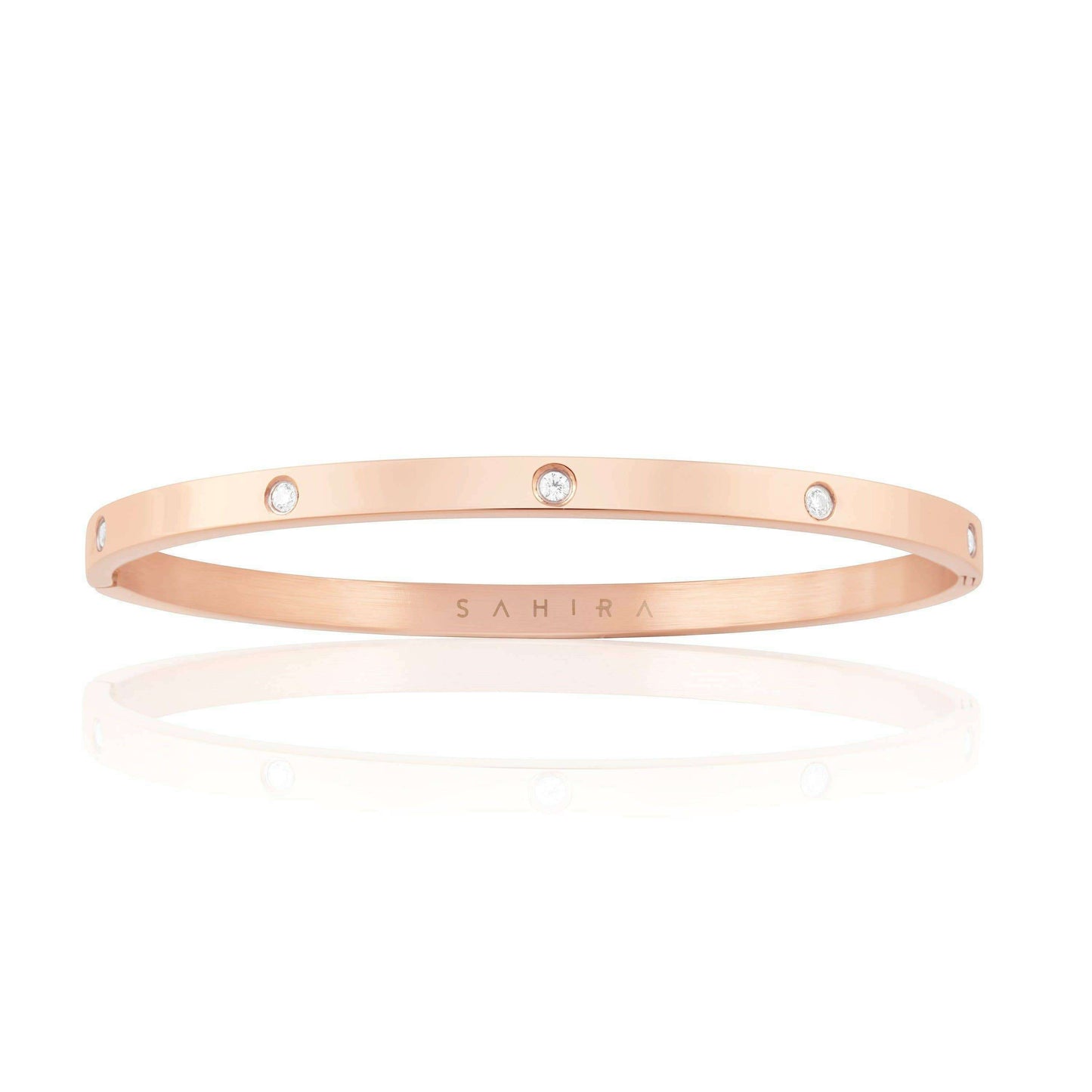 Sahira Jewelry Design - Elsie Stackable Bracelet: Gold, Bracelets, Sahira Jewelry Design, Plum Bottom