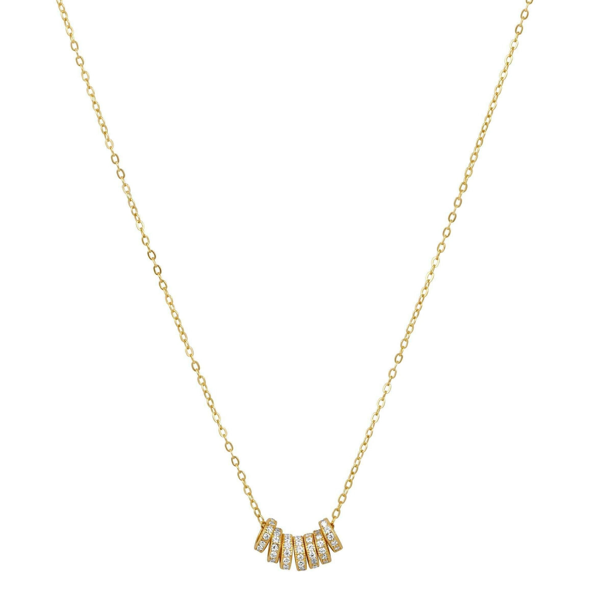 Sahira Jewelry Design - Ilona Dainty Necklace: Gold, Necklaces, Sahira Jewelry Design, Plum Bottom