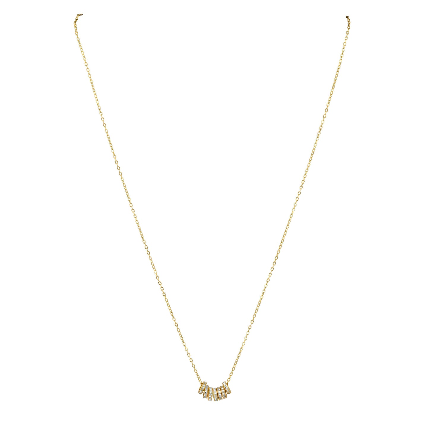 Sahira Jewelry Design - Ilona Dainty Necklace: Gold, Necklaces, Sahira Jewelry Design, Plum Bottom