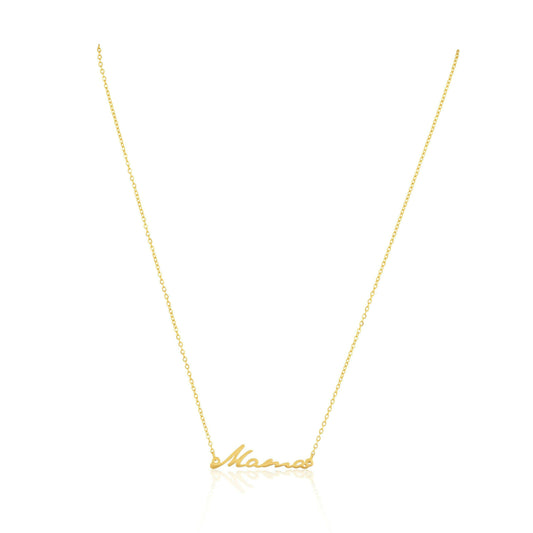 Sahira Jewelry Design - Mama Necklace - Gold, , Sahira Jewelry Design, Plum Bottom
