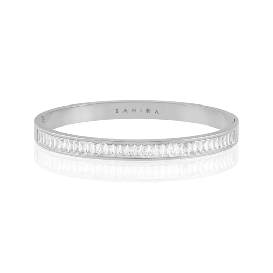 Sahira Jewelry Design - Nicola Cz Bracelet: Silver, Bracelets, Sahira Jewelry Design, Plum Bottom