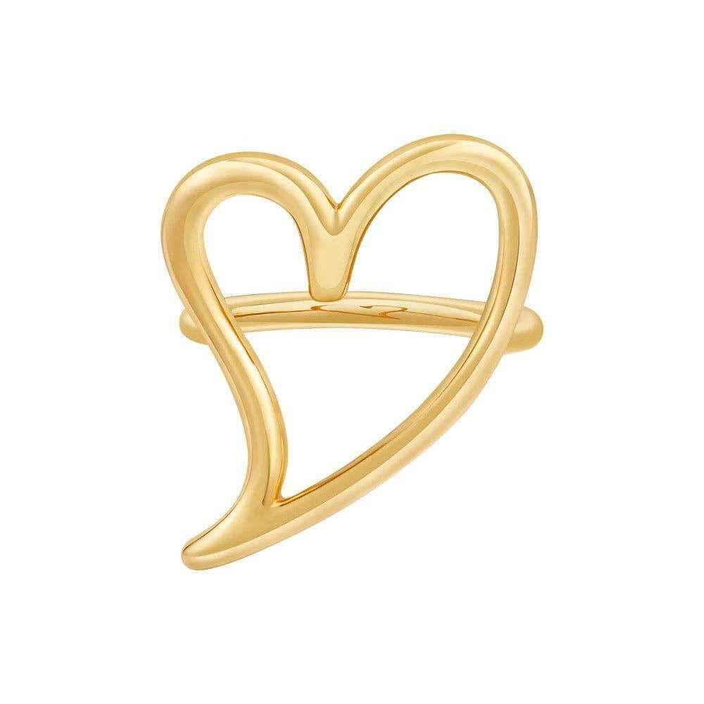 Sahira Jewelry Design - Open Your Heart Ring: 9, JEWELRY, Sahira Jewelry Design, Plum Bottom