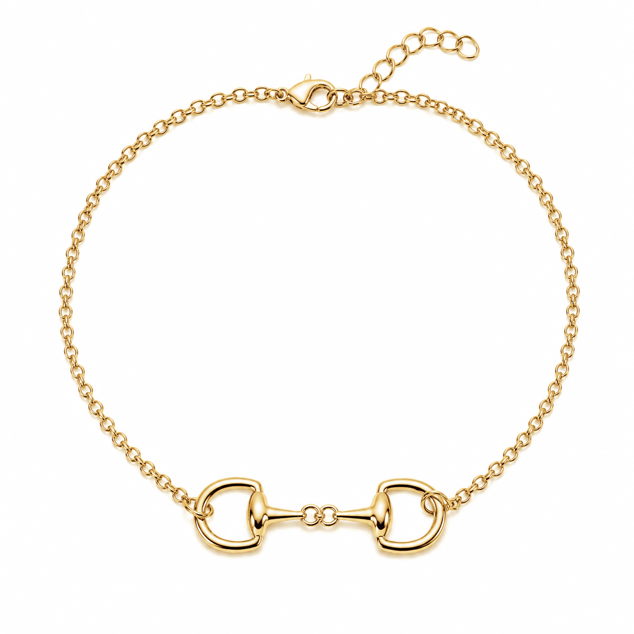 Sahira Jewelry Design - Polo Link Horse Bit Bracelet, Bracelets, Sahira Jewelry Design, Plum Bottom