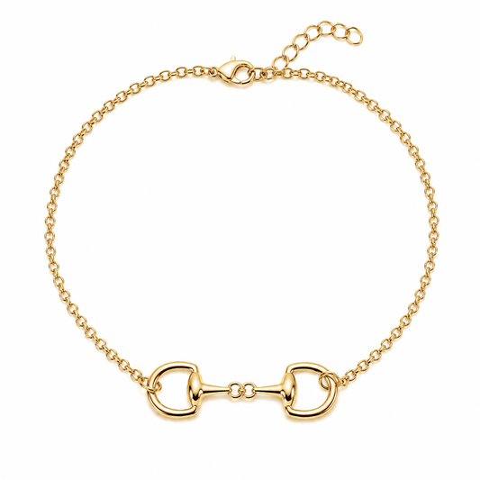 Sahira Jewelry Design - Polo Link Horse Bit Bracelet, Bracelets, Sahira Jewelry Design, Plum Bottom