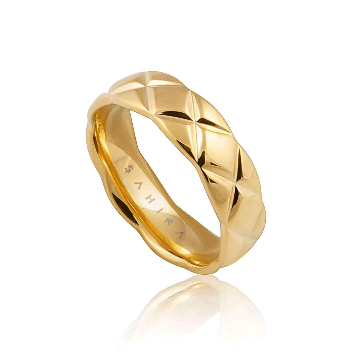 Sahira Jewelry Design - Quilt Ring: 7, JEWELRY, Sahira Jewelry Design, Plum Bottom