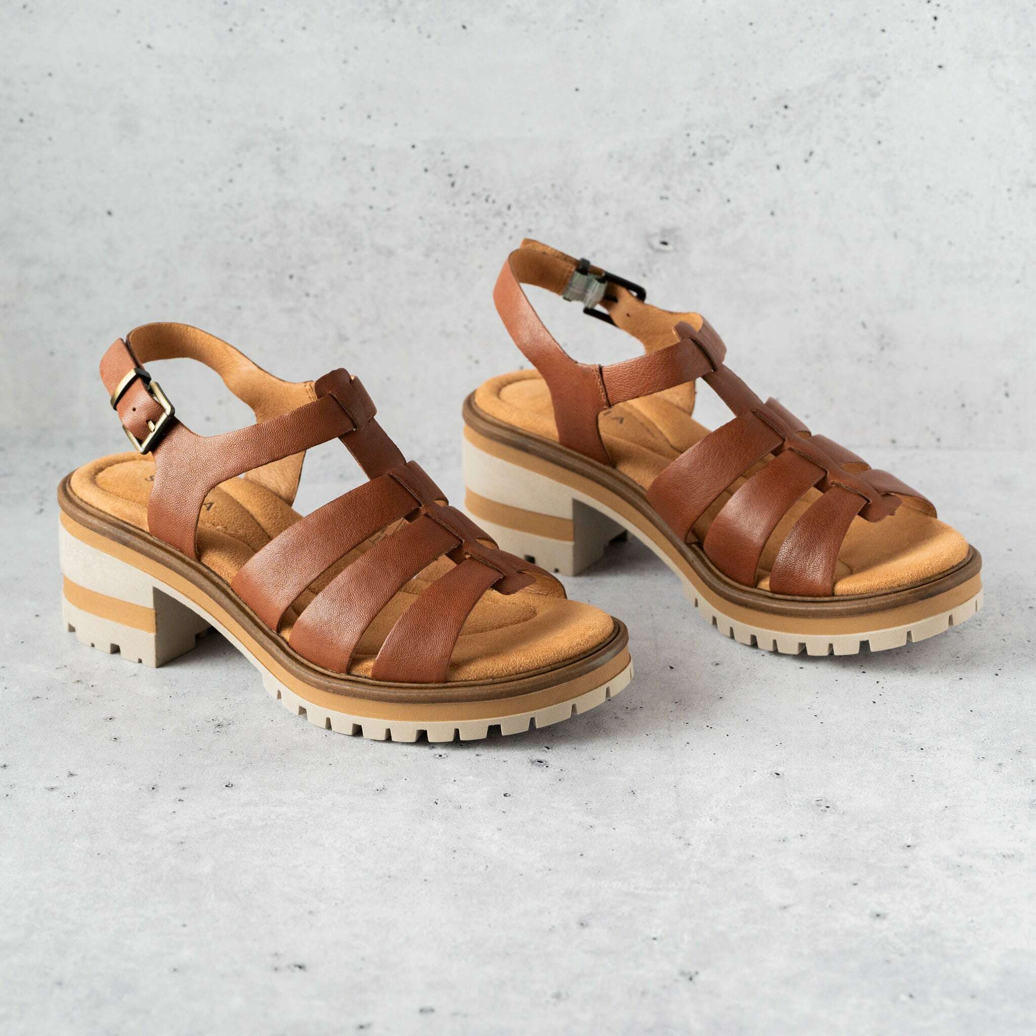 Salvia Brown Gladiator outlet Sandals Size EU 39 NWT