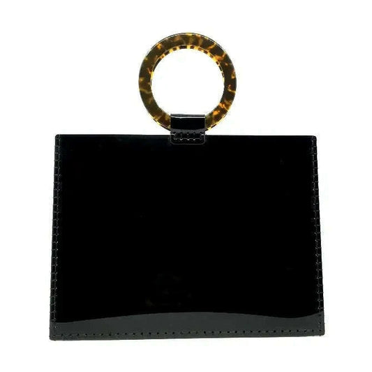 Sea Lily Black Valise Bag