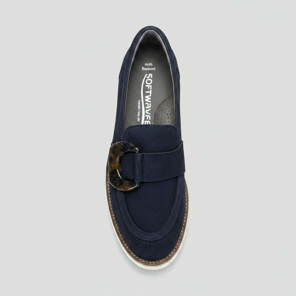 SOFTWAVES Dionne 9.56.15/003 Loafer, Loafers, SOFTWAVES, Plum Bottom