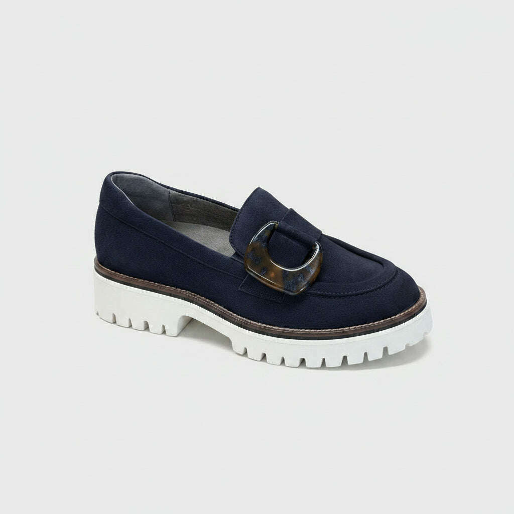 SOFTWAVES Dionne 9.56.15/003 Loafer, Loafers, SOFTWAVES, Plum Bottom