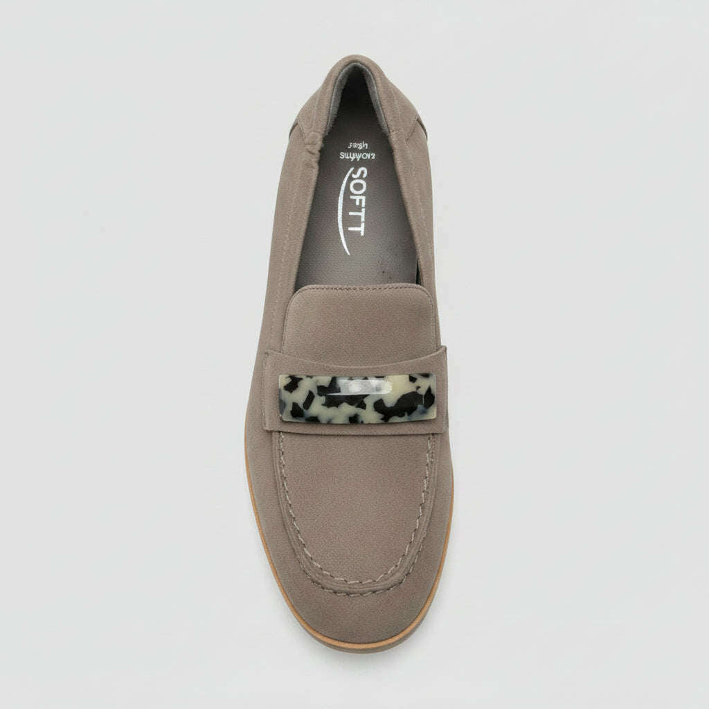 SOFTWAVES Geralda 8.35.72/002 Loafer, Loafers, SOFTWAVES, Plum Bottom