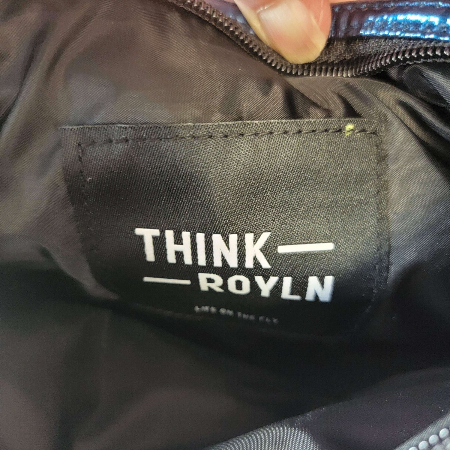 Think Royln - Bum Bag Original - Glossy Navy Patent